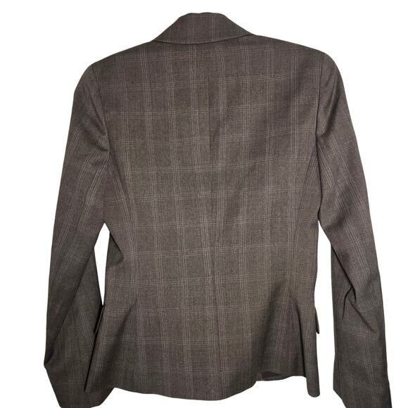 Theory Wool Single Button Gray Blazer Size 4 - Picture 5 of 7